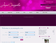 Tablet Screenshot of jayamangala.com